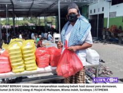 Jumat Berkah Klik9com Pekan Ini Sasar Masjid dan Warga Isoman