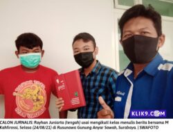 Harun Effendy Beri Pelatihan Menulis Berita Remaja Tanggung