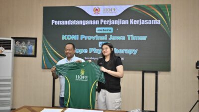 KONI Jatim dan Hope Lanjutkan Kolaborasi Penanganan Cedera