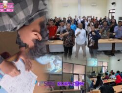 Kahfi deRossi Ujian OKK PWI Jatim 2025 di Surabaya