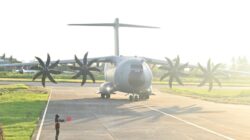 Lanud JA Dimara Dukung Operasional Pesawat Airbus A400M