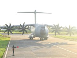 Lanud JA Dimara Dukung Operasional Pesawat Airbus A400M