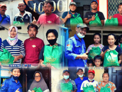 Warga Gubeng Antusias Terima Bansos Sembako Auto Unika