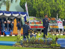 Khidmat, Lanud JA Dimara Gelar Upacara HUT ke-80 TNI AU