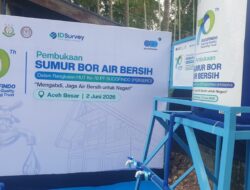 Sumur Bor Mulai Beroperasi Buka Akses Air Bersih di Aceh Besar