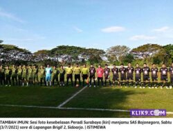 SAS Fun Football Bojonegoro Sparing Versus Peradi Surabaya