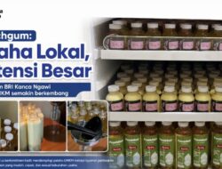 BRI Ngawi Dukung UMKM Peachgum