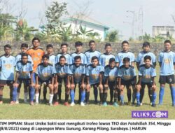 Unika Sakti U15 Juara Trofeo Friendly Match yang Digelar TEO
