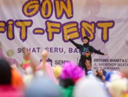2.000 Perempuan Surabaya Senam Zumba di GOW Fit-Fest 2026